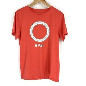Apple Park T Shirt Size Small Pink Infinity Loop Short Sleeve California 95014